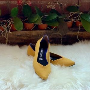 Rothy’s The Point - Marigold - Sz 7.5 + new insole
